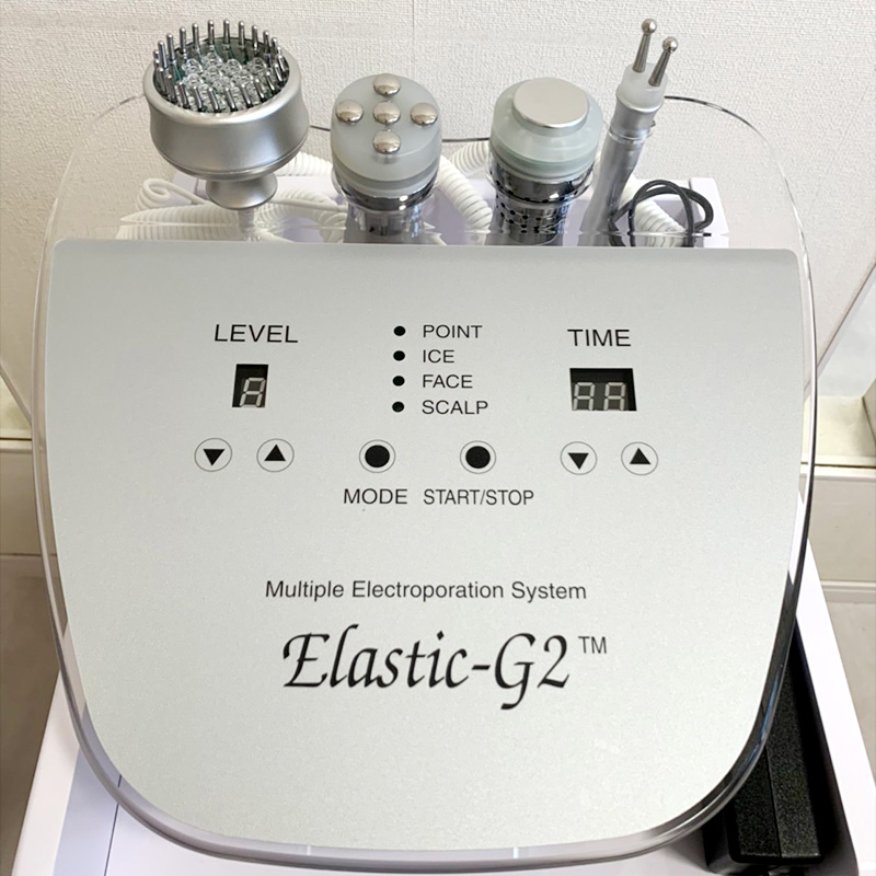 清誠歯科では、注射針を一切使用しない歯科専用業務用複合型美容機器『Elastic-G2』を導入しています。